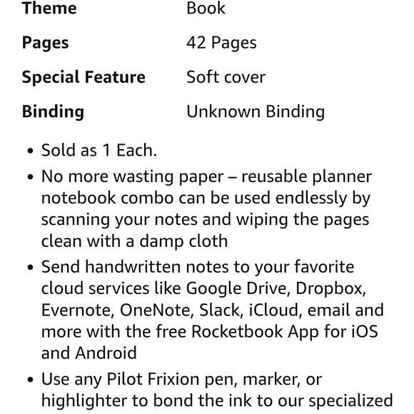 Rocketbook Fusion Smart Notebook - Picture 7 of 7